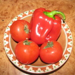 помидоры и перец